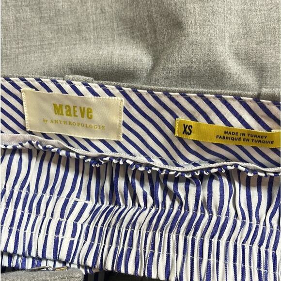 MAEVE BY ANTHROPOLOGIE‎ PLEAT-FRONT WOMEN'S TROUSERS SIZE XS - Picture 8 of 10